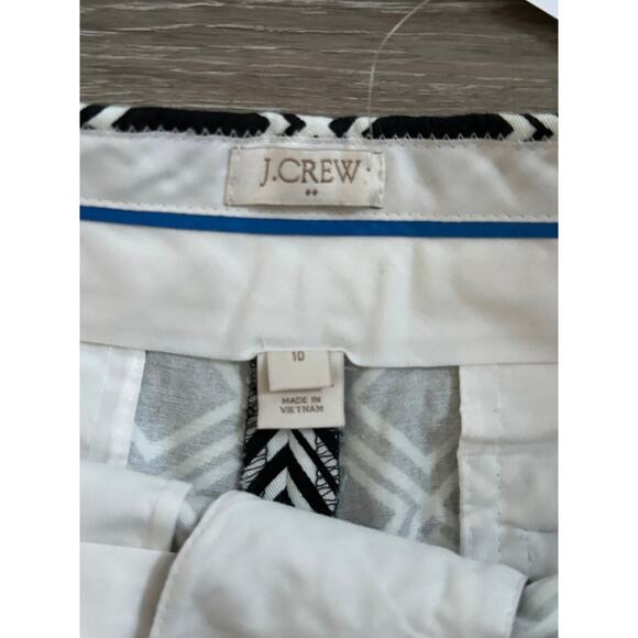 J. Crew Factory City Fit Chino Shorts Black and White  size 10 - Picture 3 of 3
